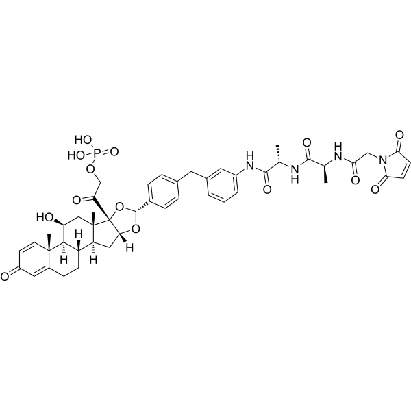 Glucocorticoid receptor agonist-1 phosphate Ala-Ala-Mal 2345732-89-8